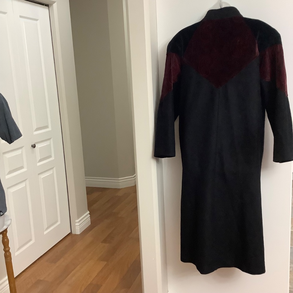Vintage Fabulous WOOL  (80%) coat M/L 36-38 bust UNION MADE VTG - Picture 8 of 13